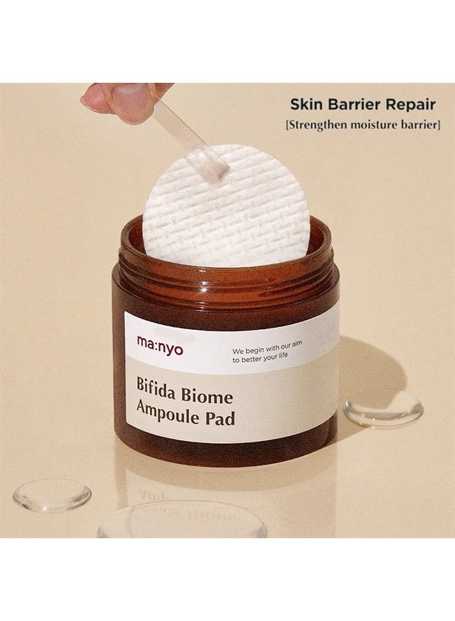 Bifida Biome Ampoule Pad Korean Skin care 70 pads