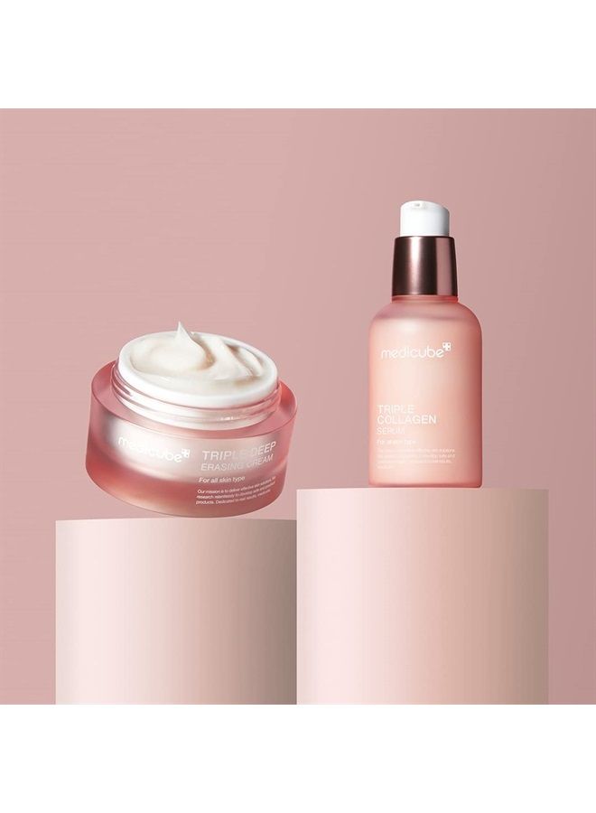 Triple Collagen Serum 1.85 fl.oz - Nourish dull skin with Triple Collagen Complex - A lightweight serum with Niacinamide and Hyaluronic Acid - Korean Skincare