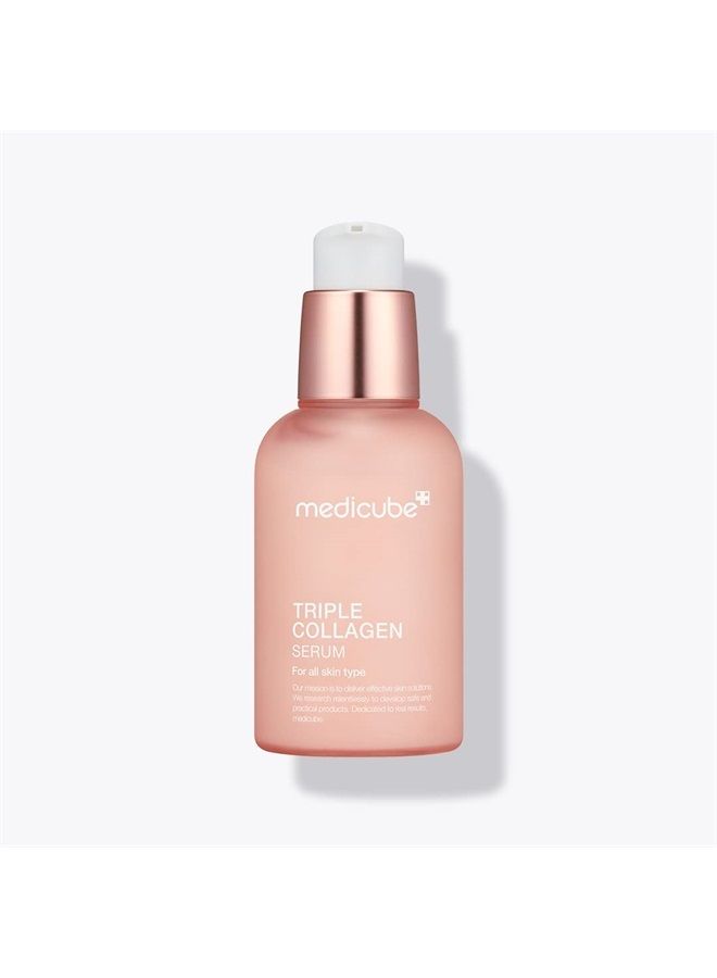 Triple Collagen Serum 1.85 fl.oz - Nourish dull skin with Triple Collagen Complex - A lightweight serum with Niacinamide and Hyaluronic Acid - Korean Skincare