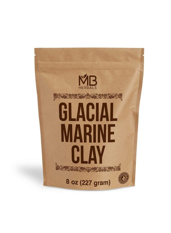 Glacial Marine Clay 8 Oz / 0.5 Lb | For Face Packs & Masks | Soap Making