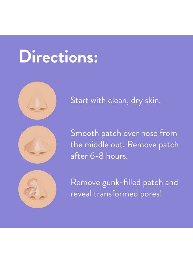 | Nose Pore Patches | Medicalgrade Hydrocolloid | Targets Pores & Pimples | Absorbs Oil Overnight | Vegan | Crueltyfree | Facial Skin Care Products | 7 Ct