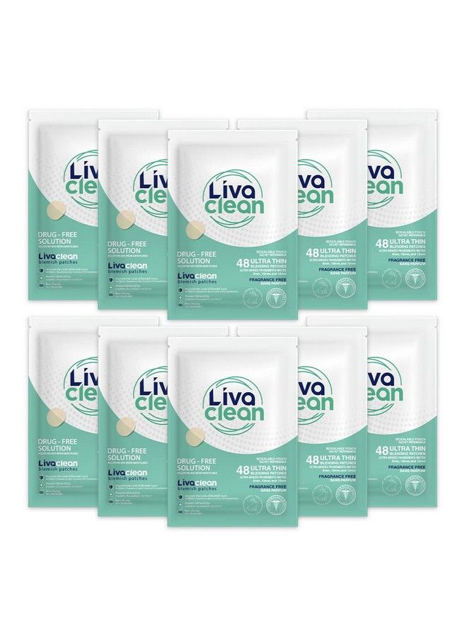 480 Ct (10 Pk) Livaclean Hydrocolloid Acne Patches Pimple Patches For Face Pimple Patch For Face Blemish Patches Zit Patches For Face Acne Patches For Face Acne Patch Pinple Patches Acne Dots