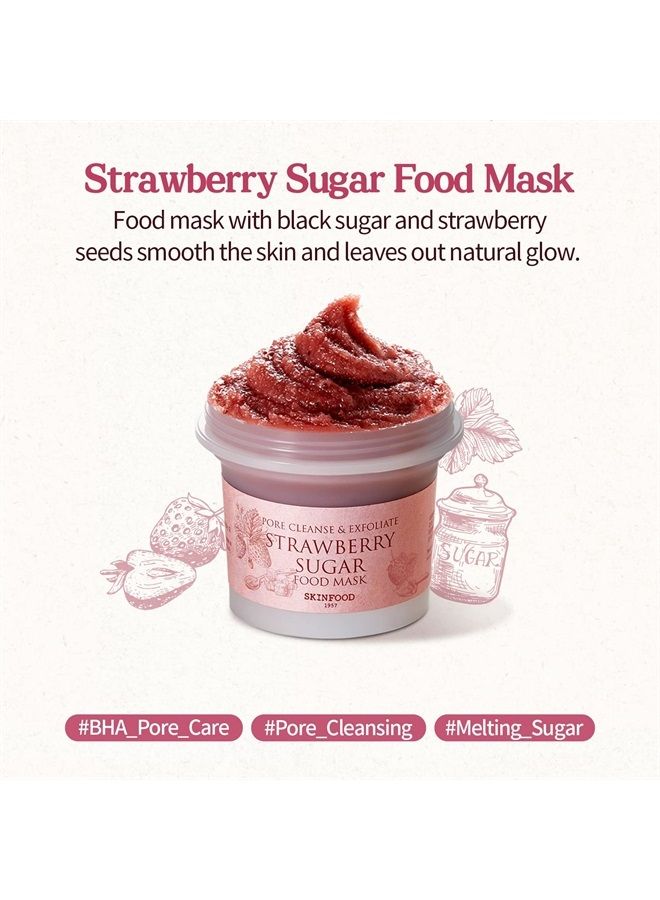 Strawberry Sugar Food Mask, 4.23 oz (120 g), Skinfood