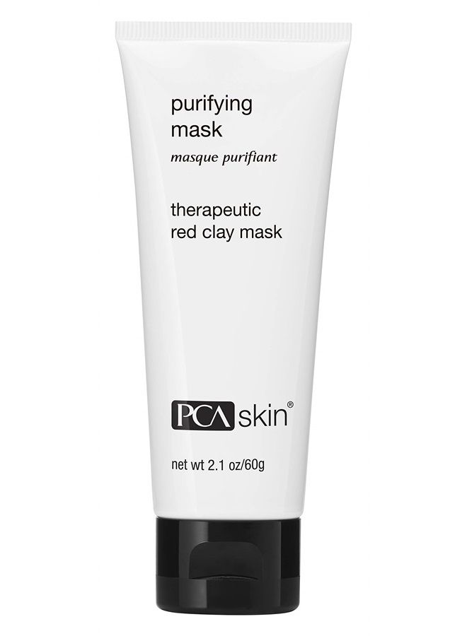 Purifying Skin Care Face Mask - Cleansing Skincare Facial Mask Infused with Clay & Eucalyptus, Exfoliates Dead Skin Cells, Pores, Acne & Blackheads for a Healthier, Clear Complexion (2.1 oz)