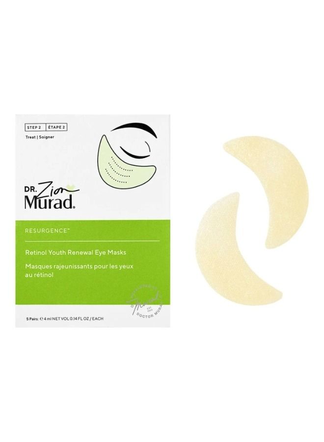 Retinol Youth Renewal Eye Masks x 5