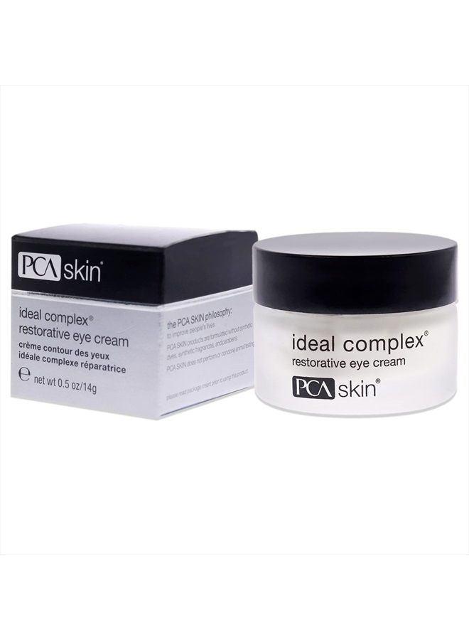 Ideal Complex Restorative Eye Cream - Anti Aging Brightening Eye Treatment for Dark Circles, Puffiness, Fine Lines & Wrinkles (0.5 oz)