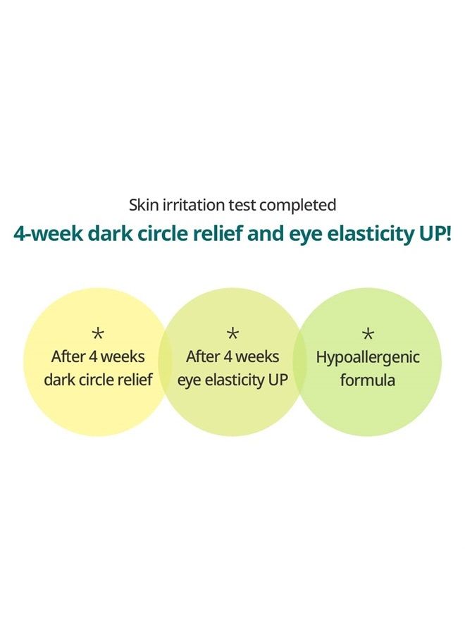 Green Tangerine Vitamin C Eye Cream - Dark Circle Relief, Elasticity Treatment, Gentle Anti-Aging & Anti-Wrinkle Care (1.01oz)