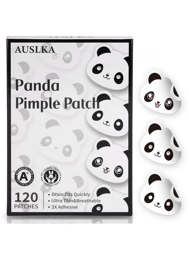 Panda Patches 120 Patches Hydrocolloid Spot Dots Blemishes Patch Pimple Stickers Patches To Cover Facial Blemish