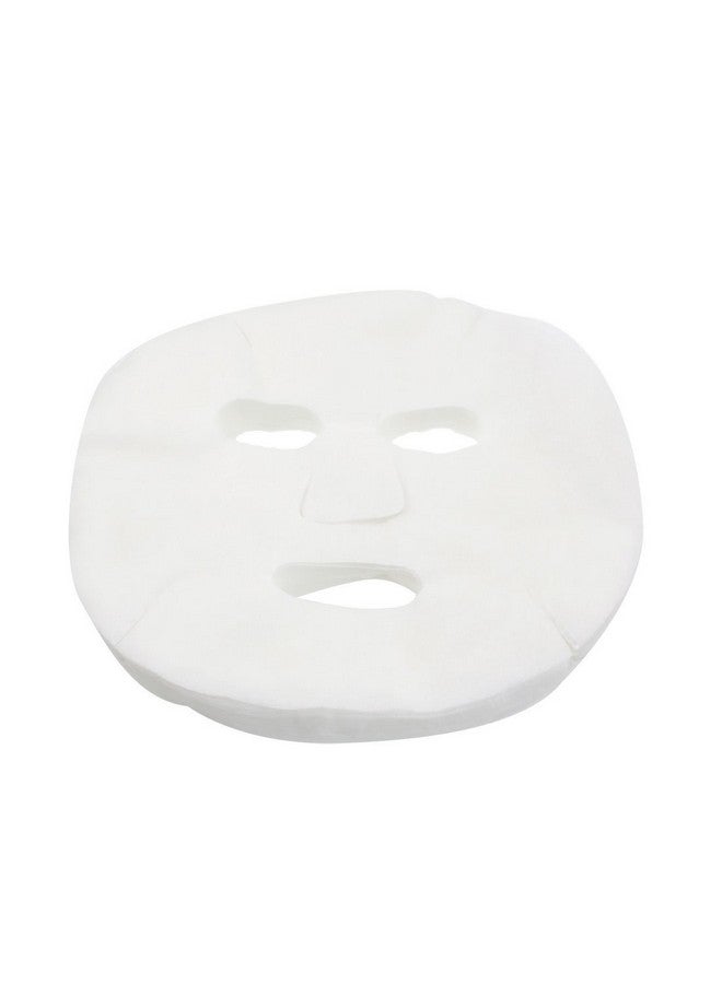 Nwon 100 Pcs Diy White Color Natural Spa Skin Care Skin Fiber Paper Precut Facial Paper Sheet Facial Mask