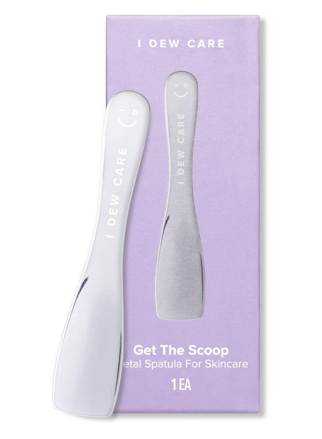 Multifunctional Applicator Get The Scoop ; Gift Stainless Steel Spatula Beauty Tool For Cream Lip Balm Washoff Masks Mixing Depuffing