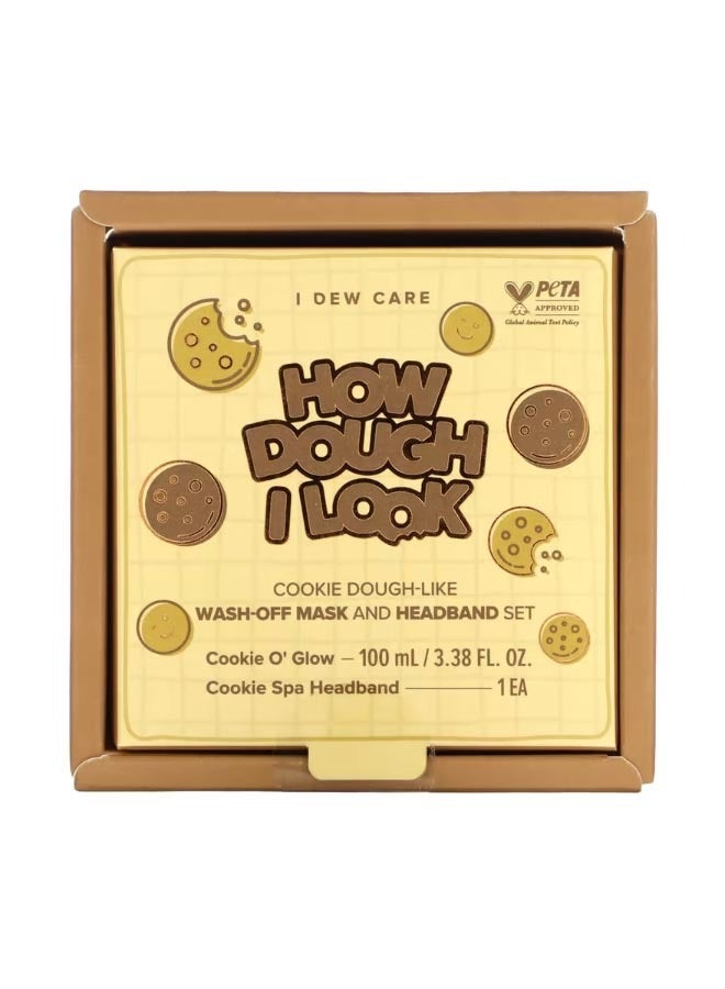 How Dough I Look Wash-Off Mask And Headband Set 3.38 fl oz 100 ml