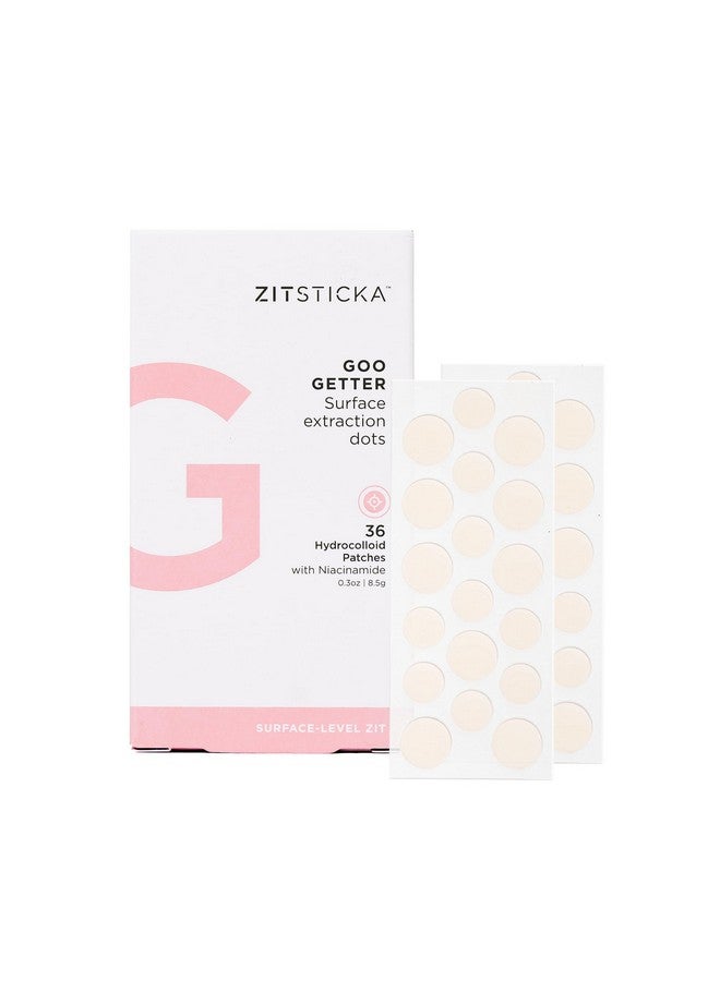 Hydrocolloid Patches 36 Pack Goo Getter Pimple Patches To Cover Zits & Blemishes Acne Treatment Or Healing Acne Dots Exfoliating & Moisturizing Skin Zit Patch And Pimple Stickers