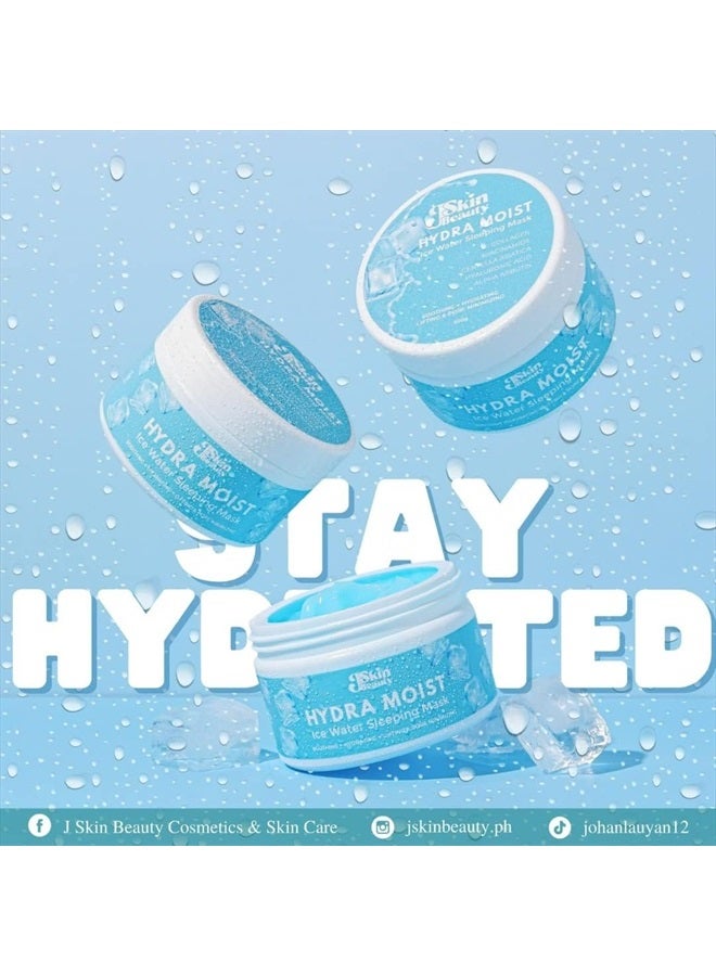 HYDRA MOIST Ice Water Sleeping Mask, 300g Fast absorbing.With cooling effect