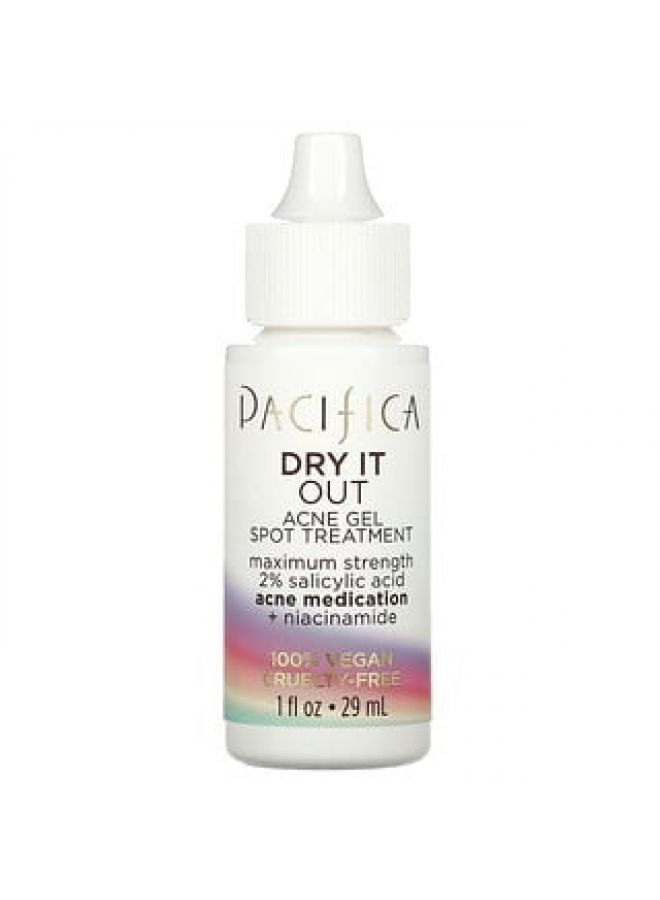 Pacifica Dry It Out Acne Gel Spot Treatment Maximum Strength 1 fl oz 29 ml