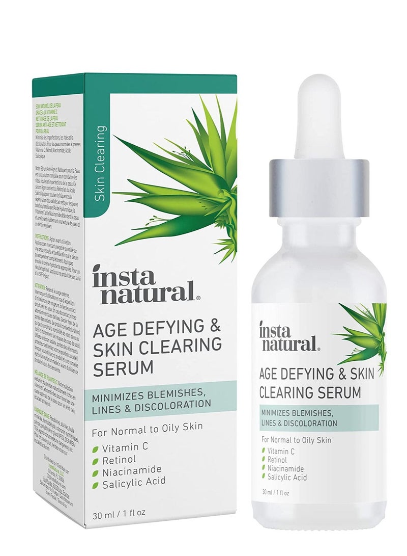 InstaNatural Age Defying and Skin Clearing Serum