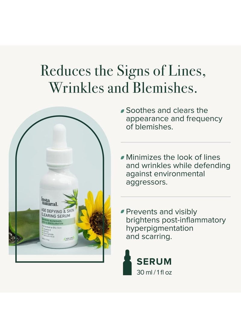 InstaNatural Age Defying and Skin Clearing Serum