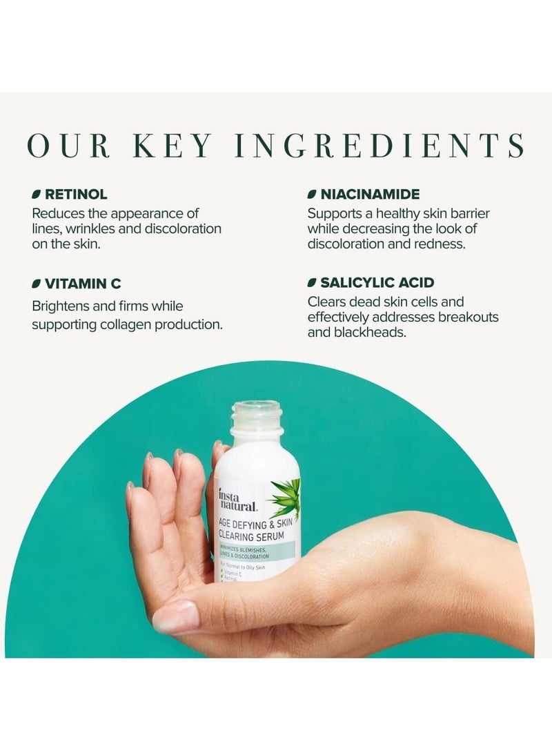 InstaNatural Age Defying and Skin Clearing Serum