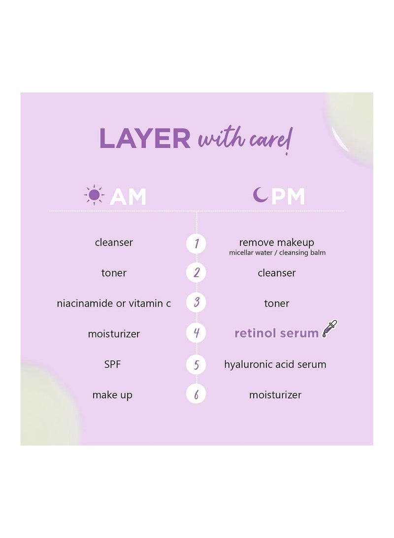 1% Retinol Serum For Face 20ml