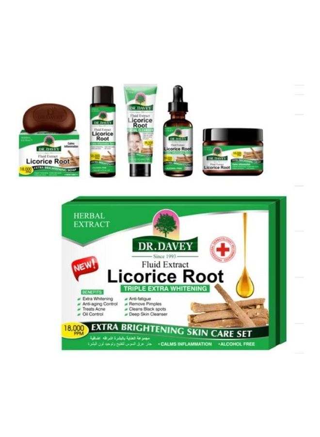 Licorice Root Extra Brightening Skin Care Set 500grams