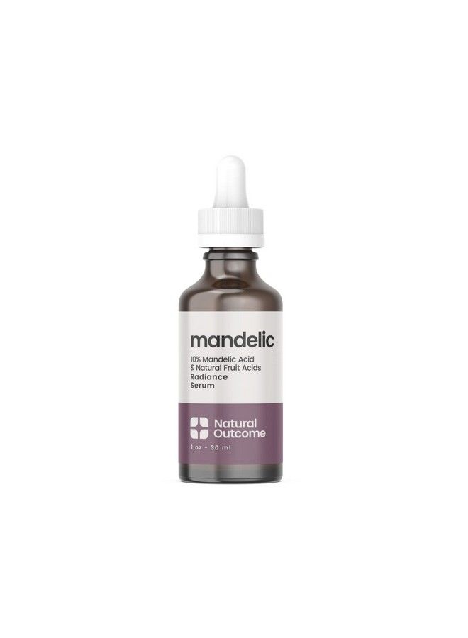 Mandelic Acid 10% : Antiaging Aha Facial Serum With Hyaluronic Acid : Targets Fine Lines Dark Spots And Wrinkles : Clarifies Acne And Stimulates Natural Collagen Production : 1 Oz