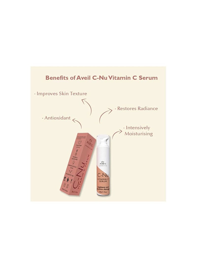 AVEIL C-Nu Vitamin C Serum 30 Ml