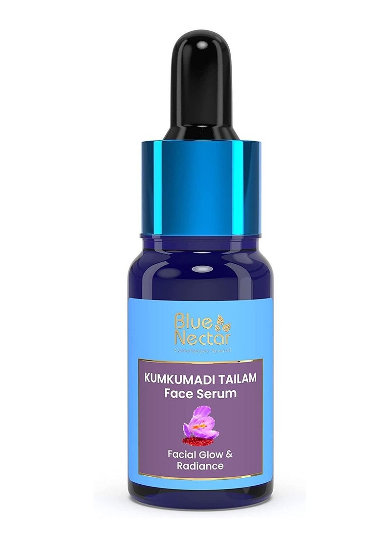 Blue Nectar Glow & Radiance Night Serum with Kumkumadi and Ayurvedic Herbs 10ml