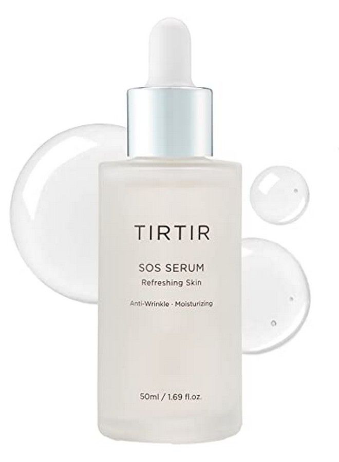 Sos Serum Radiant Glow Boosting Face Serum Plumping Anti Aging Hydrating Visibly Smooth And Glowy Skin Fragrance Free Serum For All Skin Types 1.69 Fl.Oz.