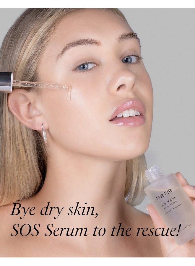 Sos Serum Radiant Glow Boosting Face Serum Plumping Anti Aging Hydrating Visibly Smooth And Glowy Skin Fragrance Free Serum For All Skin Types 1.69 Fl.Oz.