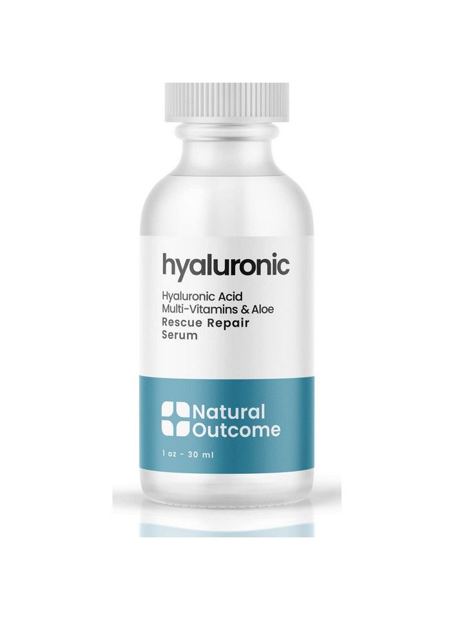 Hyaluronic Acid Serum For Face | Antiaging Facial Serum With Vitamin B5 | Reduces Fine Lines And Wrinkles | Moisturizing And Hydrating Rescue Repair Skin Care Serum | 1 Oz