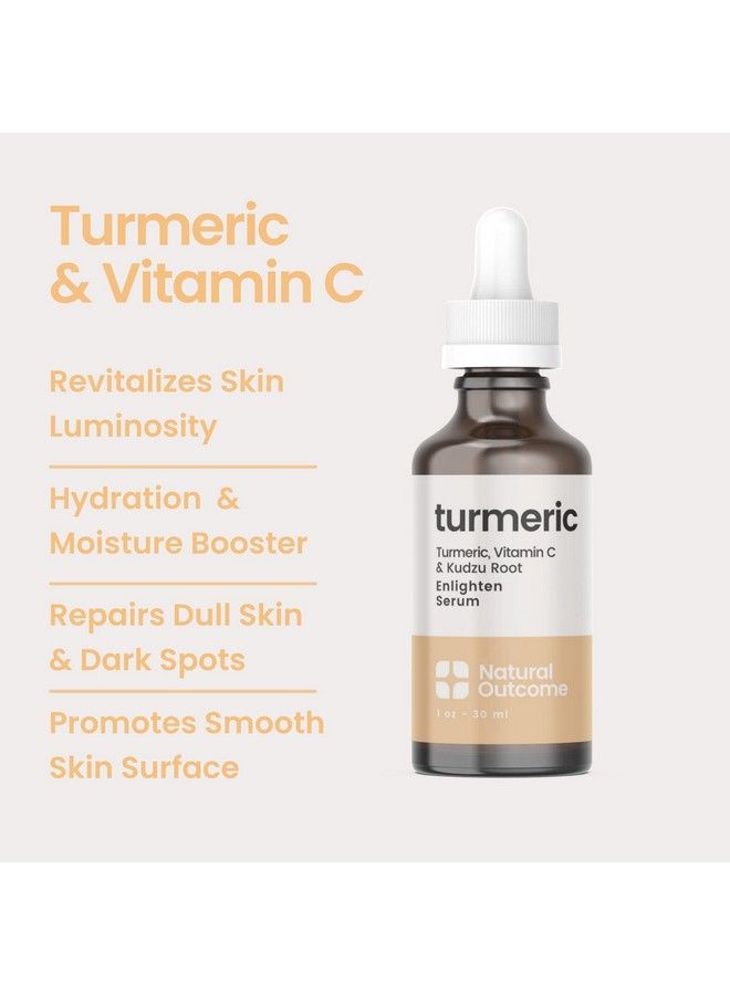 Turmeric Face Serum L Dull Spot Corrector Facial Serum I Reduces Sunspots Hyperpigmentation And Age Spots I Advanced Antiaging Serum With Vitamin C And Kudzu Root I 1 Oz