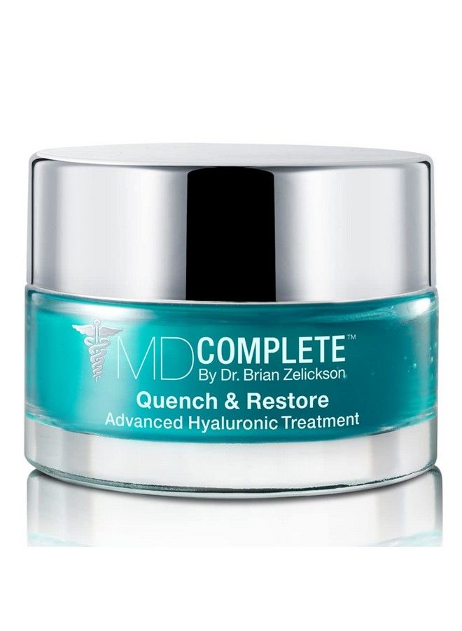 Md Complete Quench & Restore Advanced Hyaluronic Acid Treatment For Plumping And Firming On Face Hands And Body With Hyaluronic Acid Peptides Niacinamide And Lactic Acid Lavender Scent 1.0 Fl. Oz