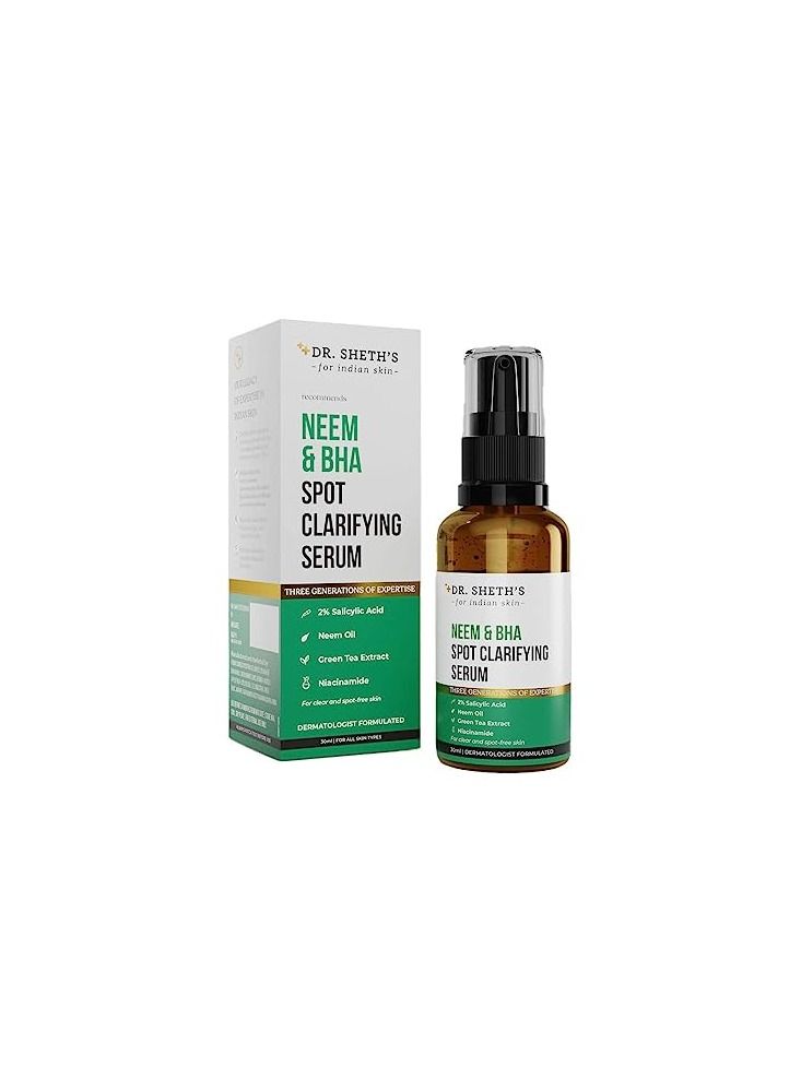 Dr. Sheth's Neem & BHA Spot Clarifying Serum 30ml