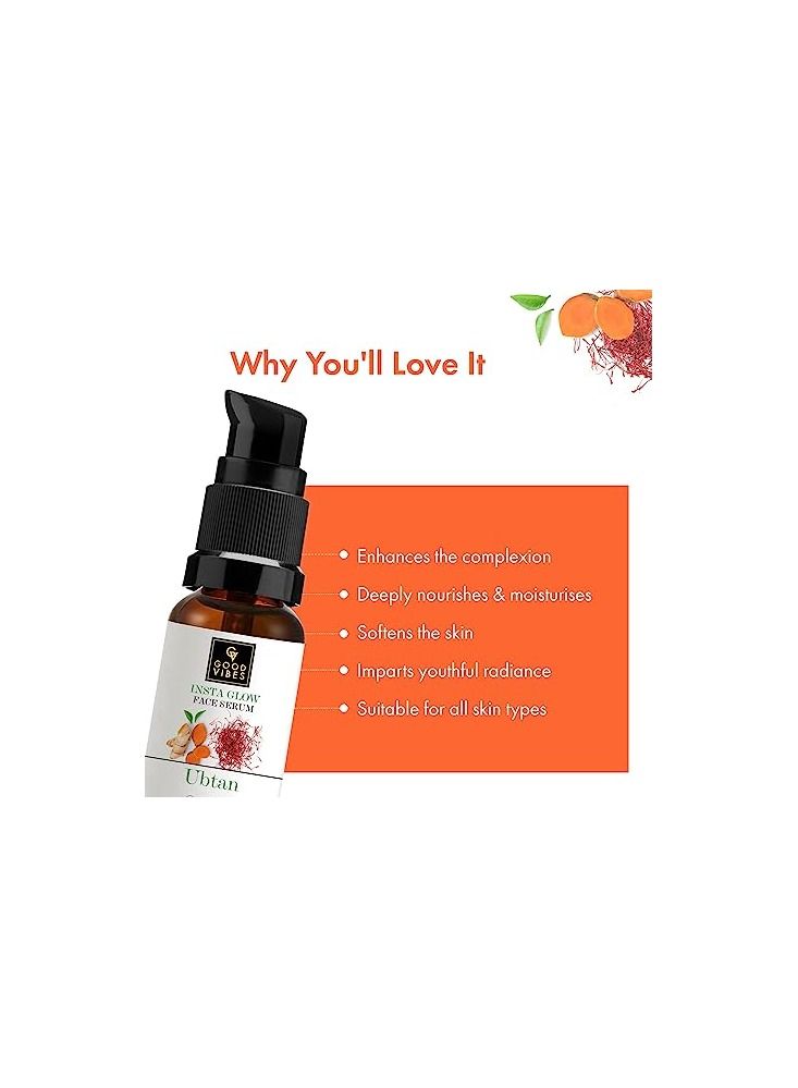 Good Vibes Ubtan Insta Glow Face Serum