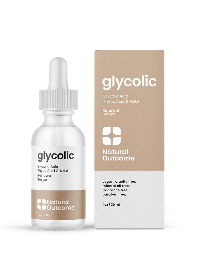 Glycolic Acid / Aha 12% Renewal Serum | Antiaging Exfoliating Facial Serum | Increases Cell Turnover Leaving Behind Smoother Skin | Clarifies Acne And Rejuvenates Skin | 1 Oz