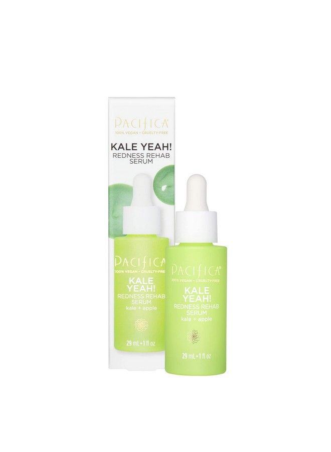 Beauty Kale Yeah! Redness Rehab Serum Reduce Redness Minimize Pore Size Oily Skin Control Niacinamide Pea Proteins Copper Peptides Super Greens Combination & Oily Skin Types Vegan