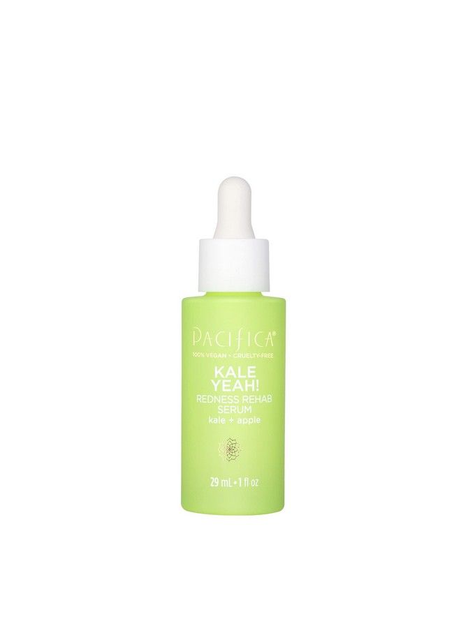 Beauty Kale Yeah! Redness Rehab Serum Reduce Redness Minimize Pore Size Oily Skin Control Niacinamide Pea Proteins Copper Peptides Super Greens Combination & Oily Skin Types Vegan