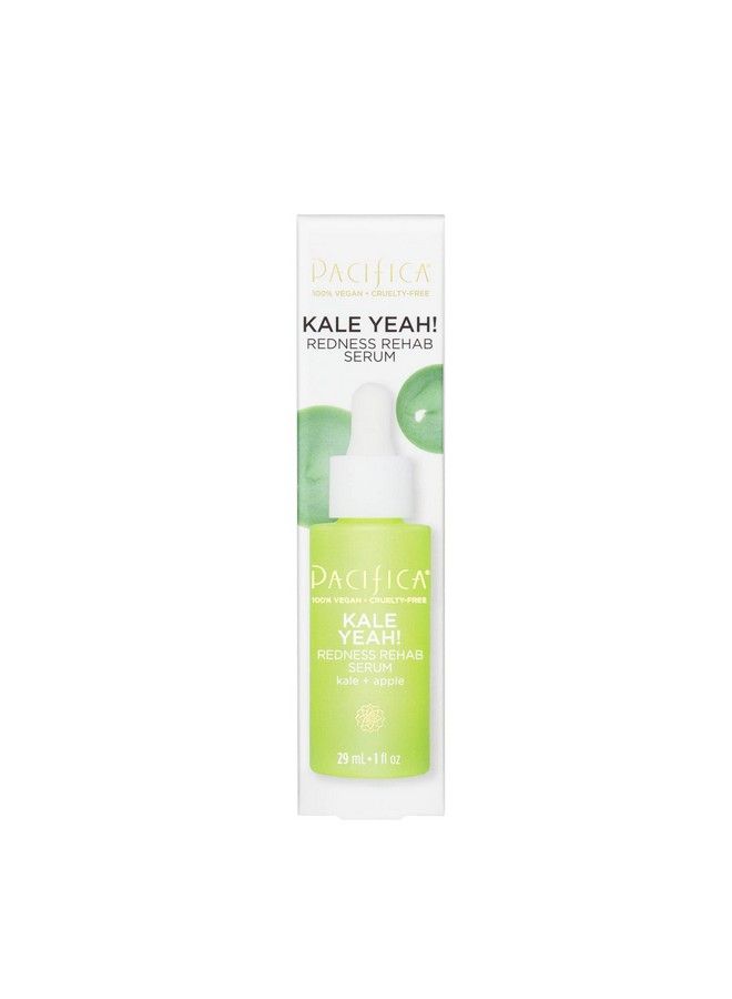 Beauty Kale Yeah! Redness Rehab Serum Reduce Redness Minimize Pore Size Oily Skin Control Niacinamide Pea Proteins Copper Peptides Super Greens Combination & Oily Skin Types Vegan