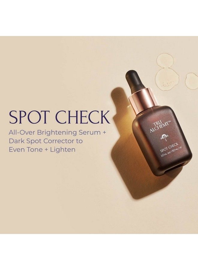 Spot Check Dark Spot Remover For Face Niacinamide Hyaluronic Acid Lactic & Glycolic Acid Serum Age Spot Remover For Face For Women Dark Spot Corrector For Face 1 Fl Oz/30 Ml