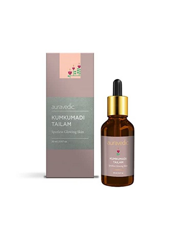 Kumkumadi Tailam Oil For Face 30Ml Kumkumadi Face Oil For Glowing Skin Kumkumadi Oil For Face Oil For Women Men Pure Luxuriously Smooth Kumkumadi From Kerala For All Skin Type