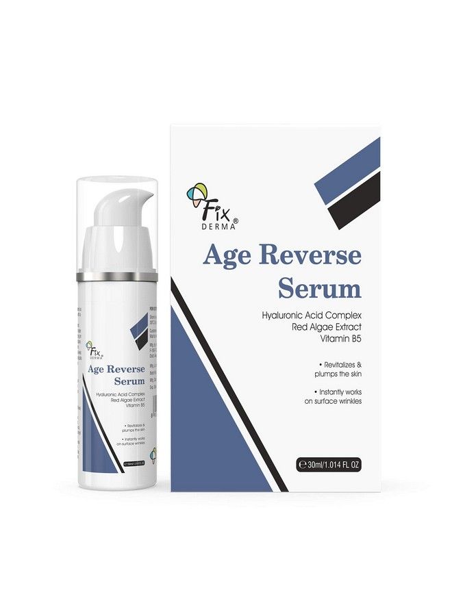 5% Hyaluronic Acid Serum Age Reverse Serum For Glowing Skin Anti Aging Face Serum For Unisex Improves Fine Lines Wrinkles & Age Spots Glowing Serum For Face 30Ml