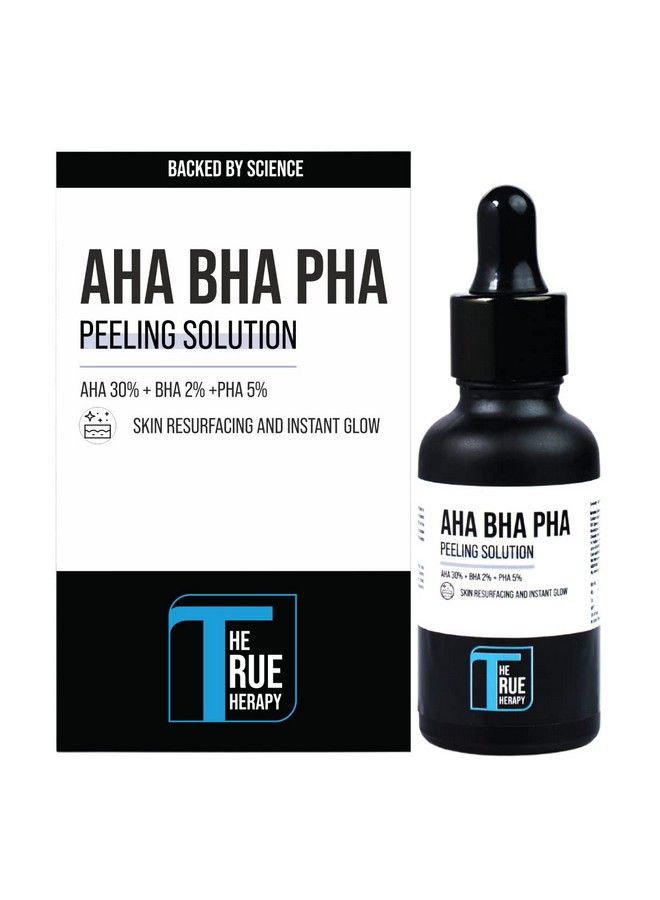 High Strength Skin Peeling Solution With Aha 30% + Bha 2% + Pha 5% For Instant Glowing Skin 30 Ml