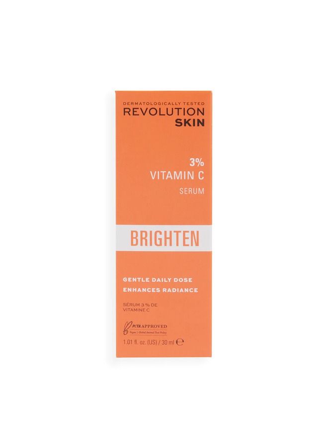 3% Vitamin C Serum Brighten Gentle Daily Dose