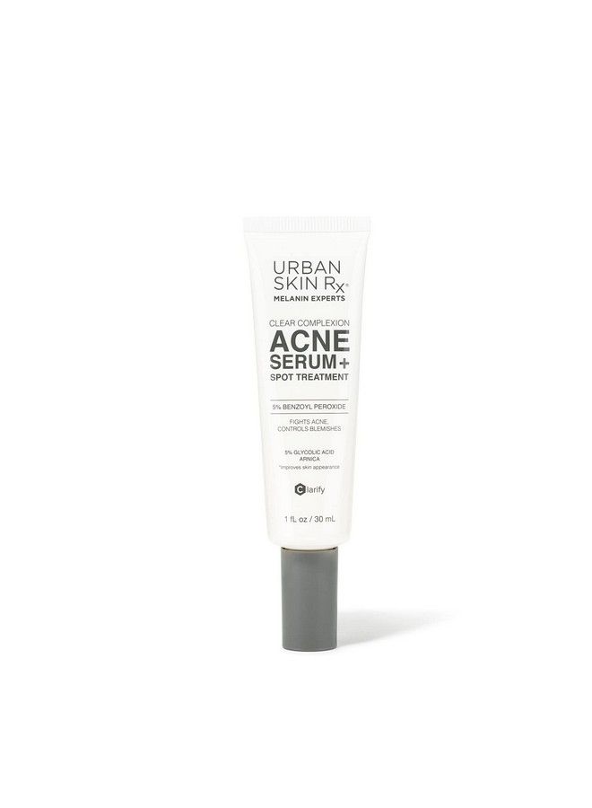 Clear Complexion Acne Serum + Spot Treatment  Helps To Reduce + Prevent Breakouts Improves The Look Of Blemishes And Aging Skin With 5% Benzoyl Peroxide And 5% Glycolic Acid  1 Fl Oz