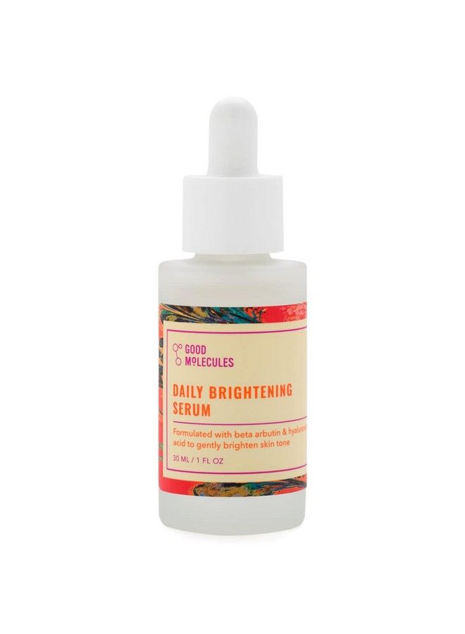 Daily Brightening Serum 30Ml/1Oz Hydrating Facial Serum With Beta Arbutin And Hyaluronic Acid To Brighten Moisturize And Balance For Even Tone And Texture Skin Care For Face