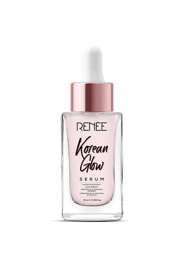 RENEE Korean Glow Serum Lightweight Non Greasy Hydrates Plump Bup the Skin With Glassy dewy Shine Maintain Its Youthful Glow