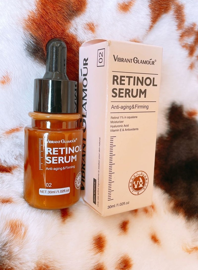 Retinol by Vibrant Glamour Skin Moisturizing Whitening Cream and Serum Combo 30g + 30ml