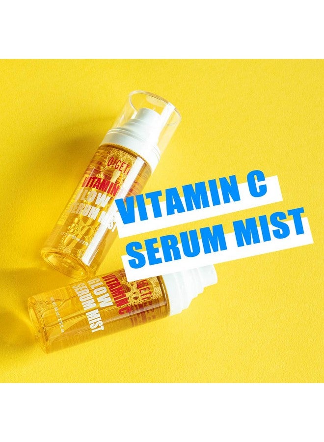 !Geti Vitamin C Serum Mist ; Vitamin C Hyaluronic Acid Moisturizing Mist For Face All Skin Type Korean Skincare For Men And Women 2.70 Fl.Oz (80Ml)