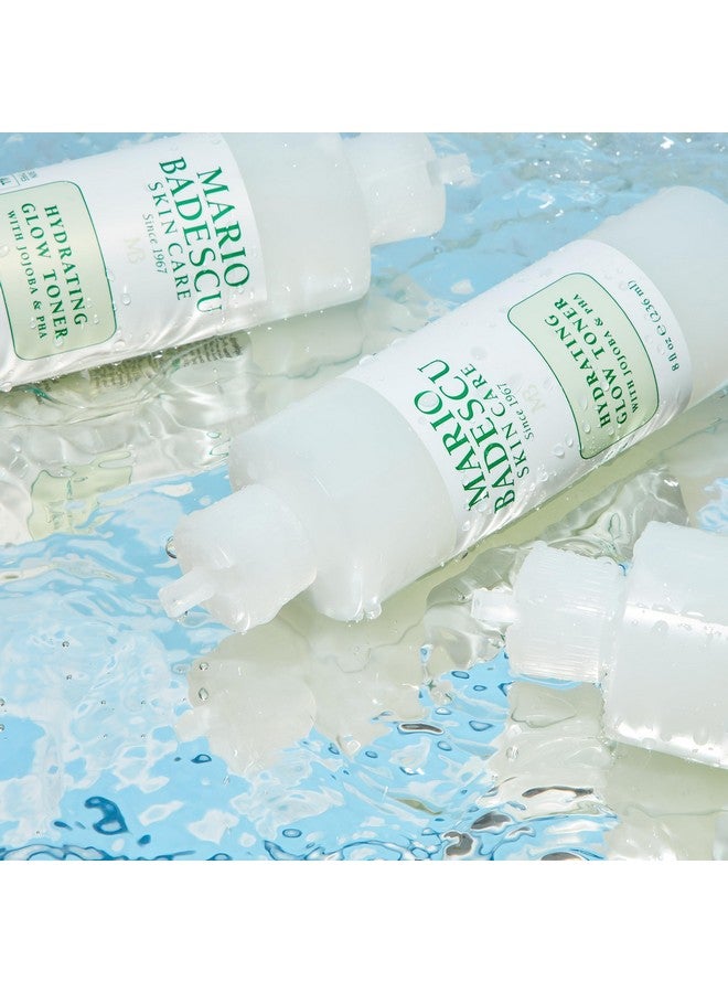 Ario Badescu Hydrating Glow Toner With Jojoba & Pha Brightens Rejuvenates And Nourishes For Luminous Skin Facial Toner And Serum Formula With Cooling Sensation