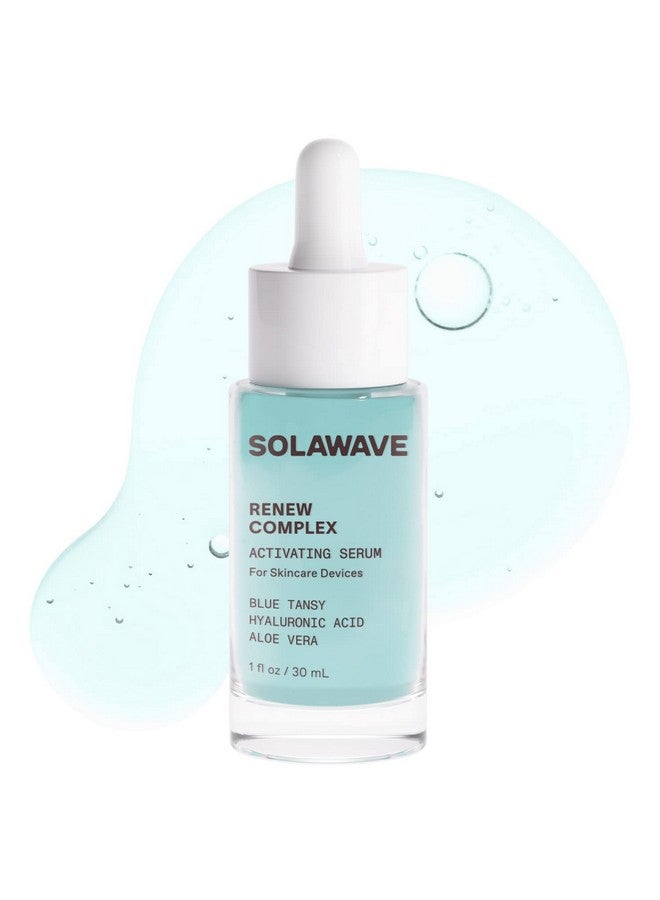 Olawave Renew Complex Serum For Face And Neck ; Red Light Therapy For Face And Microcurrent Facial Device ; Pack Of 1