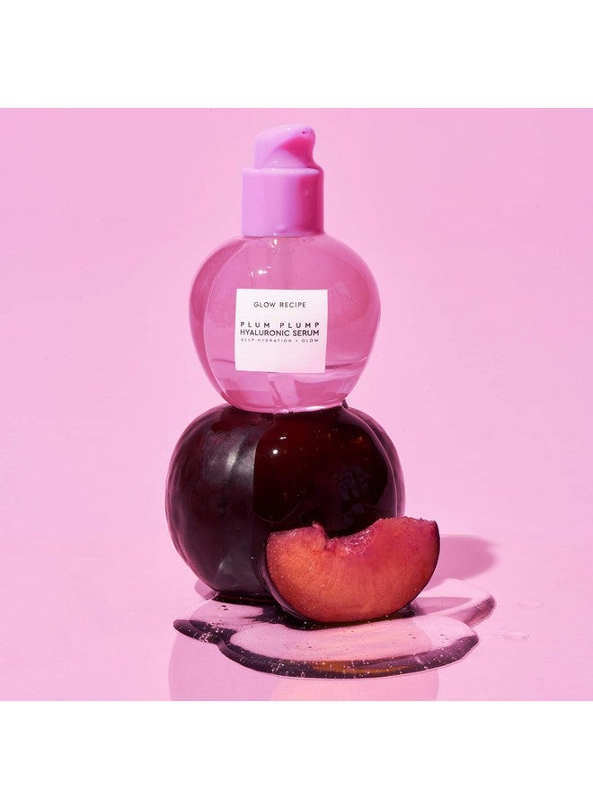 Low Recipe Plum Plump Hyaluronic Serum Hyaluronic Acid Hydrating Serum & Plum Oil For Fine Lines & Wrinkles Vitamin B5 Silk Protein & Vegan Collagen Face Serum Skin Plumping Glow Serum (30Ml)